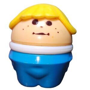 Vintage Little Tikes Toddle Tots Chunky People Blonde Girl or Boy w/Blue Outfit